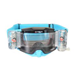 VIRAL BRAND SIGNATURE SERIES ROLL OFF SYSTEM GOGGLE CYAN GREY
