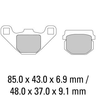 FERODO BRAKE PADS FDB313SG (36-2060-10)
