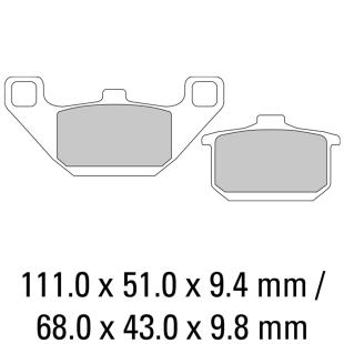 FERODO BRAKE PADS FDB339ST