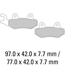 FERODO BRAKE PADS FDB497EF