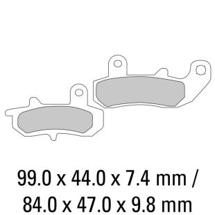 FERODO BRAKE PADS FDB607P