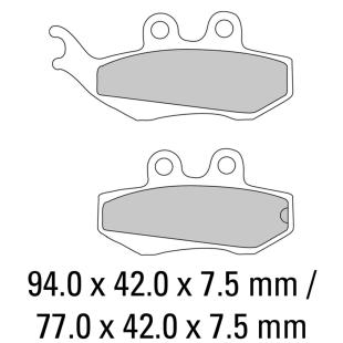 FERODO BRAKE PADS FDB677S