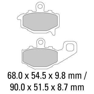 FERODO BRAKE PADS FDB2012EF (36-2042-60)