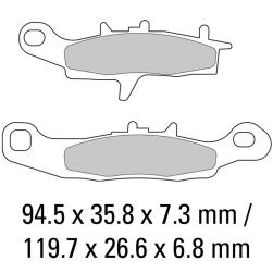 FERODO BRAKE PADS FDB2080SG (36-2260-10)