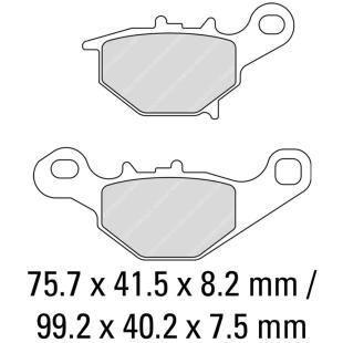 FERODO BRAKE PADS FDB2197SG (36-2540-10)