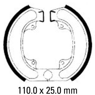 FERODO BRAKE SHOES FSB715 HON SH50,SH75,SH80