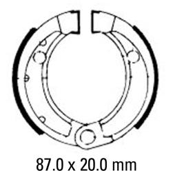 FERODO BRAKE SHOES H340 GS20