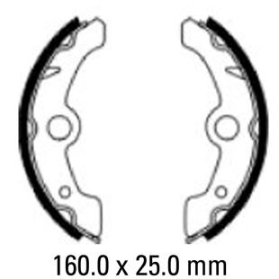 FERODO BRAKE SHOES FSB933