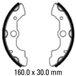 FERODO BRAKE SHOES FSB944