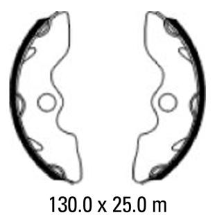 FERODO BRAKE SHOES FSB945