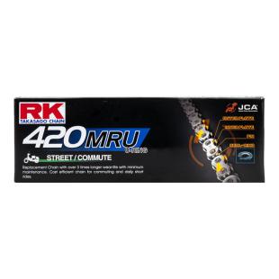 RK CHAIN 420MRU-136L ROAD U-RING (Up to 150cc)