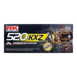 RK CHAIN 520KXZ-120L KXZ GOLD (Up to 450cc)