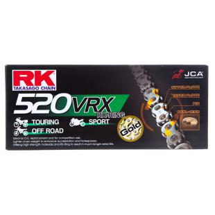 USE 12-52E-120GD RK CHAIN 520VRX-120L X/RING GOLD (Up to 750cc)