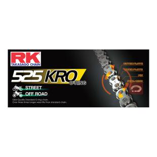 RK CHAIN 525SO-120L O-RING (Up to 900cc)