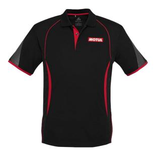 MOTUL TEAM POLO SHIRT BLACK/RED MD