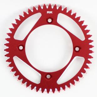 SPROCKET ALLOY RK CR80 '85-02 RED 52T