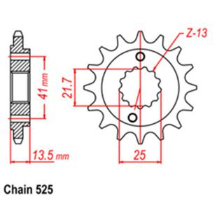 SPROCKET 15T HONDA