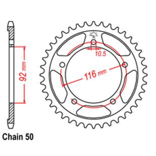 SPROCKET 42T KAWASAKI