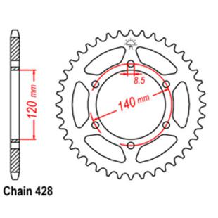 SPROCKET 53T KAWASAKI