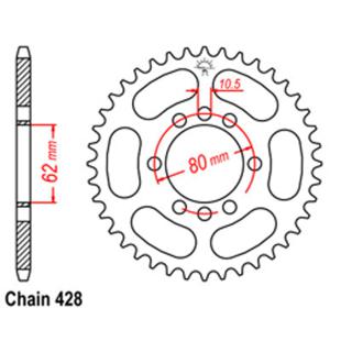 SPROCKET 54T YAMAHA