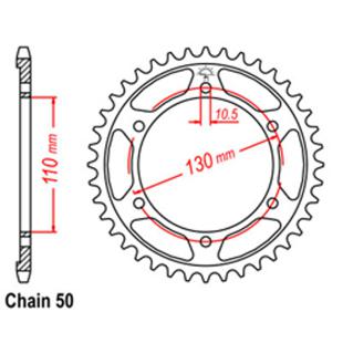 SPROCKET 42T KAW, YAM
