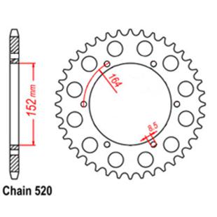 SPROCKET 47T YAMAHA