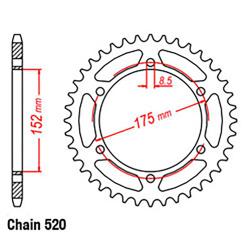 SPROCKET 47T TTR250