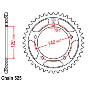 SPROCKET 40T SUZUKI