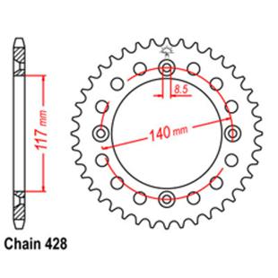 SPROCKET 46T YAMAHA