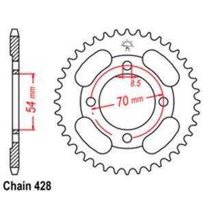SPROCKET 45T HONDA