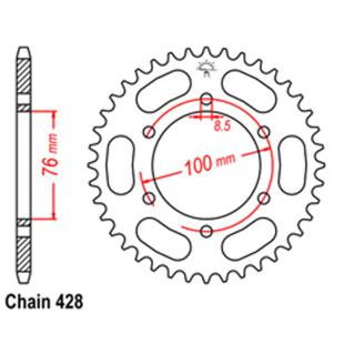 SPROCKET 52T YAMAHA