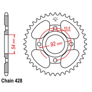 SPROCKET 44T YAMAHA