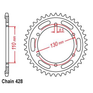 SPROCKET 48T YAMAHA