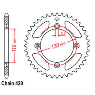 SPROCKET 47T HONDA