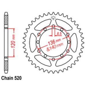SPROCKET 42T YAMAHA