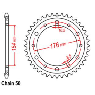 SPROCKET 44T HONDA