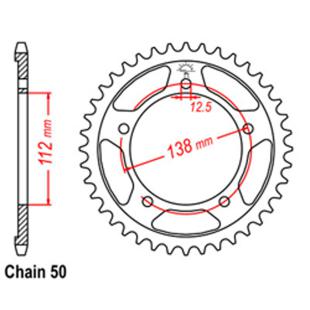 SPROCKET 42T HONDA