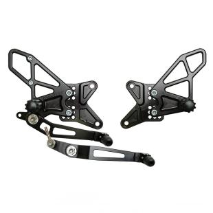REAR SET KIT VORTEX YAM YZF-R1 09-14 BLK