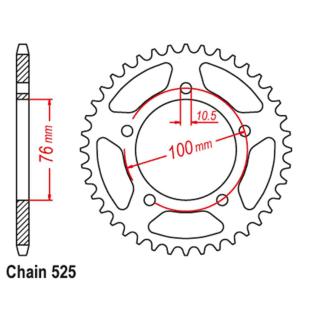 SPROCKET 43T BENELLI