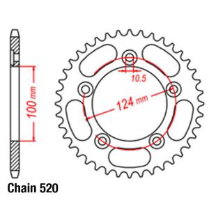 SPROCKET 44T DUCATI