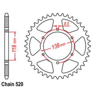 SPROCKET 50T HUSABERG