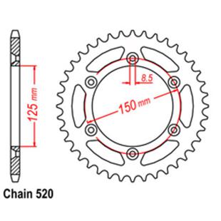 SPROCKET 45T KTM