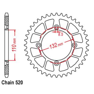 SPROCKET 46T KTM