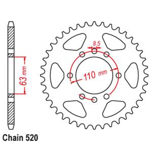 SPROCKET 45T KTM