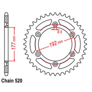 SPROCKET 52T HUSKY