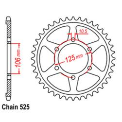 SPROCKET 47T TRIUMPH