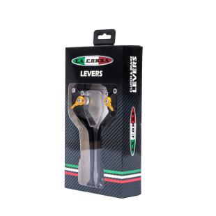 LEVER SET DUCATI ADJUST BLK/GLD