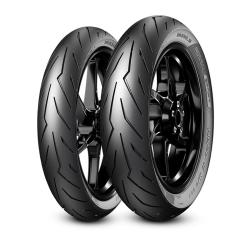 PIRELLI DIABLO ROSSO SPORT SCOOTER FT/RR 80/90S14 TL