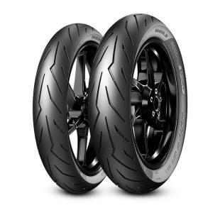 PIRELLI DIABLO ROSSO SPORT SCOOTER FT/RR 80/80S14 TL