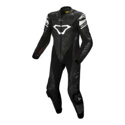 MACNA TRACKTIX 1 PIECE SUIT BLACK/WHT 58" 3XL